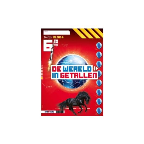 Afbeelding van De wereld in getallen 5e versie : Groep 6, blok 4 S+ : Werkboek Afbeelding van De wereld in getallen 5e versie : Groep 6, blok 4 S+ : Werkboek