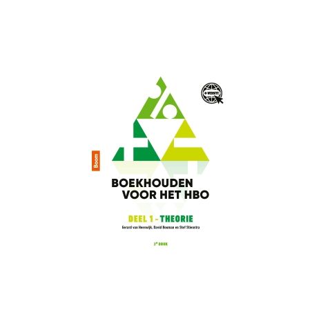 Afbeelding van Boekhouden voor het hbo 2e dr : Deel 1 : Theorie