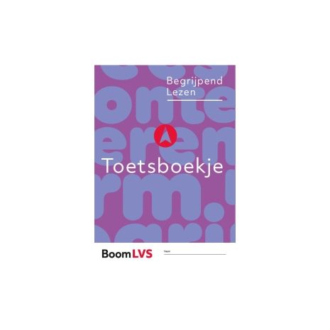 Afbeelding van Boom LVS BL : Toetsboekje Afbeelding van Boom LVS BL : Toetsboekje