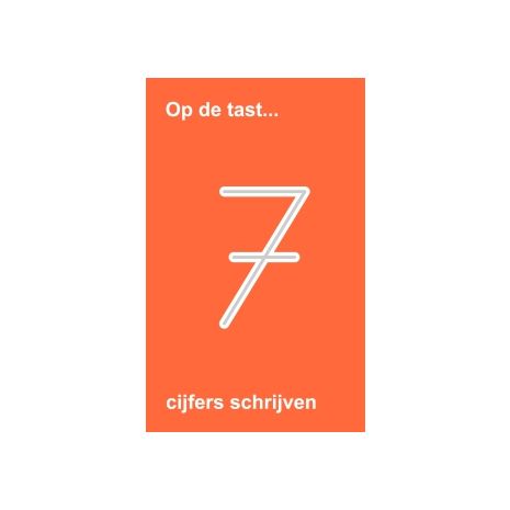 Afbeelding van Op de tast... : Cijfers schrijven