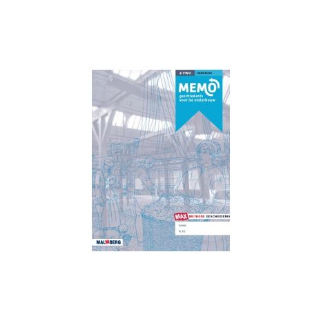 Afbeelding van MeMo - MAX - : 2 vwo : Handboek Afbeelding van MeMo - MAX - : 2 vwo : Handboek