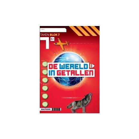 Afbeelding van De wereld in getallen 5e versie : Groep 7, blok 7 S+ : Werkboek Afbeelding van De wereld in getallen 5e versie : Groep 7, blok 7 S+ : Werkboek