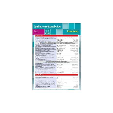 Afbeelding van Spelling- en uitspraakwijzer Duits