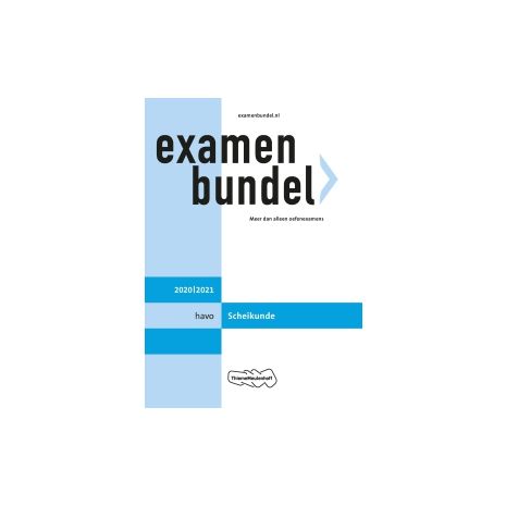 Afbeelding van Examenbundel Scheikunde : havo : 2020/2021 Afbeelding van Examenbundel Scheikunde : havo : 2020/2021