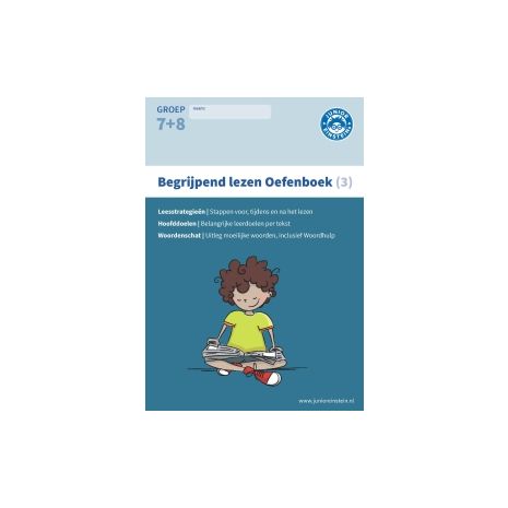 Afbeelding van Begrijpend lezen 2e dr : Groep 7+8, 3 : Oefenboek Afbeelding van Begrijpend lezen 2e dr : Groep 7+8, 3 : Oefenboek
