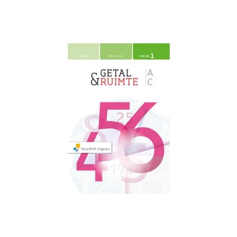 Afbeelding van Getal & ruimte 12e ed : vwo A/C 1 : Leerboek