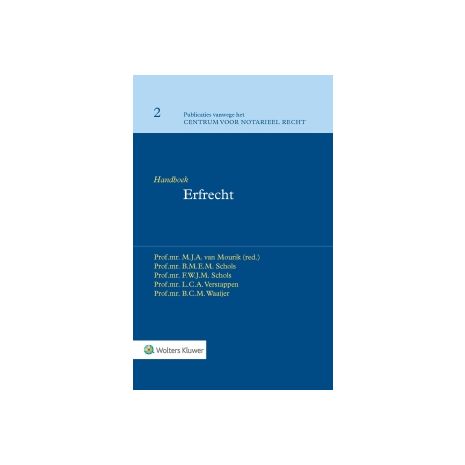 Afbeelding van Handboek erfrecht 7e dr Afbeelding van Handboek erfrecht 7e dr