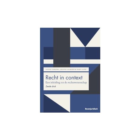 Afbeelding van Recht in context 6e dr Afbeelding van Recht in context 6e dr