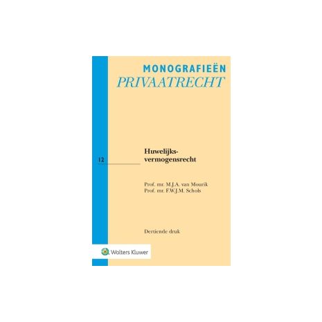 Afbeelding van Huwelijksvermogensrecht 13e dr