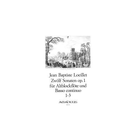 Afbeelding van Zwölf Sonaten op. 1 : für Altblockflöte und Basso continuo : nr. 1-3 Afbeelding van Zwölf Sonaten op. 1 : für Altblockflöte und Basso continuo : nr. 1-3
