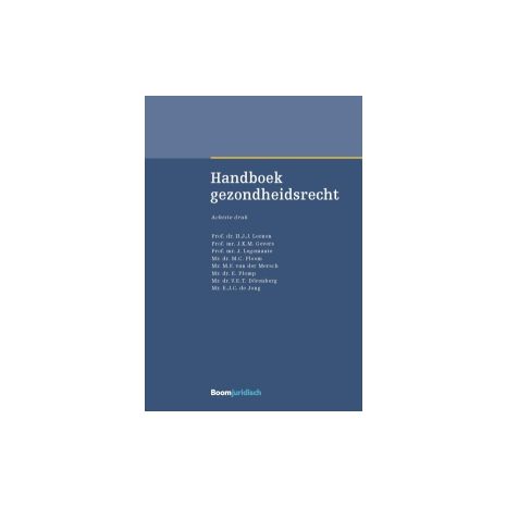 Afbeelding van Handboek gezondheidsrecht Afbeelding van Handboek gezondheidsrecht