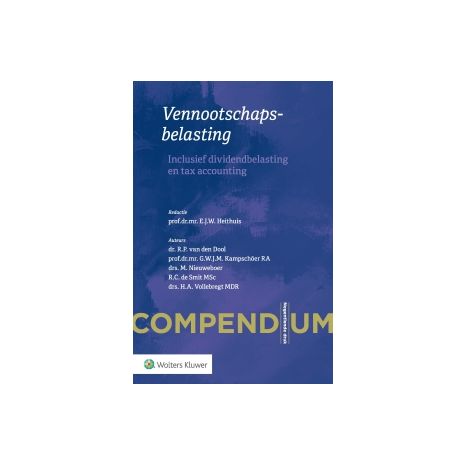 Afbeelding van Compendium vennootschapsbelasting 19e dr Afbeelding van Compendium vennootschapsbelasting 19e dr