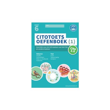 Afbeelding van Citotoets oefenboek : Groep 6, dl 1,2 en 3 Afbeelding van Citotoets oefenboek : Groep 6, dl 1,2 en 3