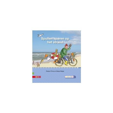 Afbeelding van Spullen sparen op het strand (Veilig leren lezen Kern 11)