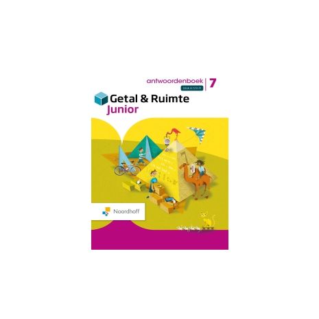 Afbeelding van Getal & ruimte junior : Groep 7, blok 6 t/m 9 : Antwoordenboek - Leerwerkboek 2