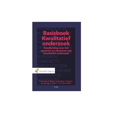 Afbeelding van Basisboek kwalitatief onderzoek 4e dr Afbeelding van Basisboek kwalitatief onderzoek 4e dr
