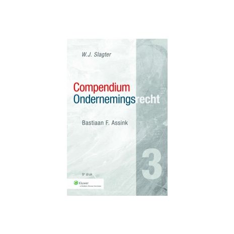 Afbeelding van Compendium ondernemingsrecht 9e herz. dr Afbeelding van Compendium ondernemingsrecht 9e herz. dr