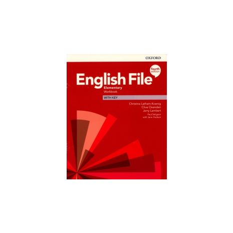 Afbeelding van English file 4th ed : Elementary : Workbook with key Afbeelding van English file 4th ed : Elementary : Workbook with key