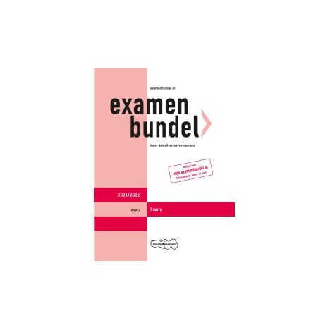 Afbeelding van Examenbundel Frans : vwo : 2021/2022