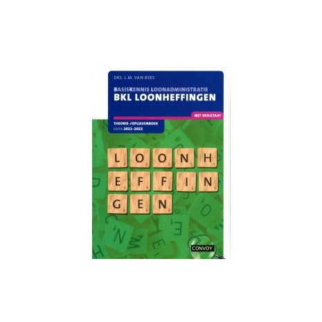 Afbeelding van BKL Loonheffingen : Theorie-/opgavenboek 2021-2022