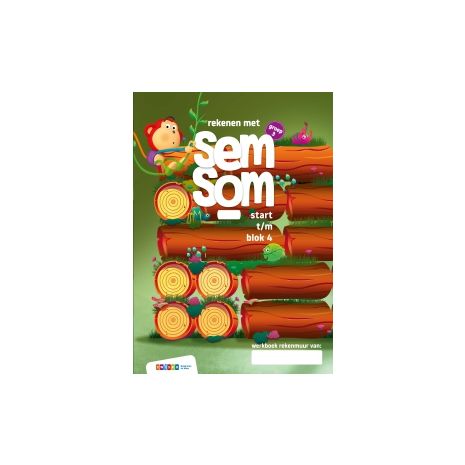 Afbeelding van Semsom : Groep 3, rekenmuur start 1 t/m bl 4 : Werkboek Afbeelding van Semsom : Groep 3, rekenmuur start 1 t/m bl 4 : Werkboek