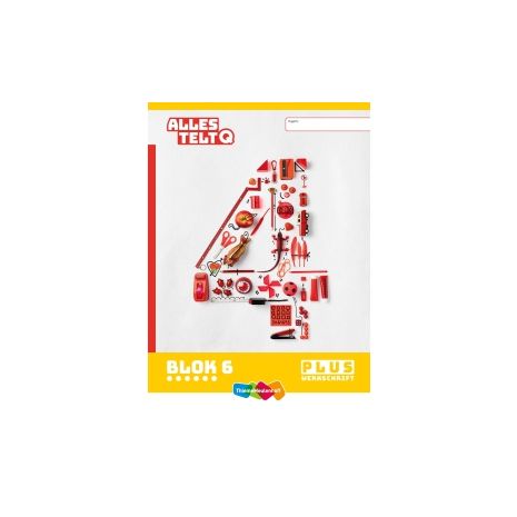 Afbeelding van Alles telt Q : Groep 4, blok 1 t/m 6 : Pluswerkschrift