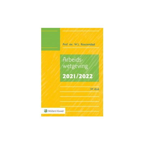 Afbeelding van Arbeidswetgeving 2021/2022