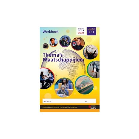 Afbeelding van Thema's maatschappijleer 2021-2022 : vmbo-kgt : Werkboek