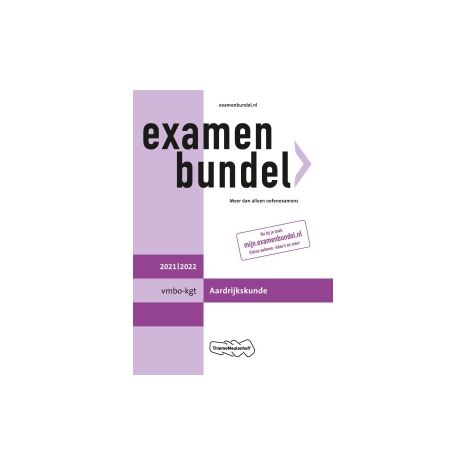 Afbeelding van Examenbundel Aardrijkskunde : vmbo-gt/mavo : 2021/2022