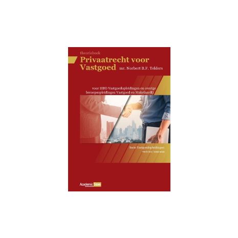 Afbeelding van Privaatrecht voor Vastgoed : Theorieboek Afbeelding van Privaatrecht voor Vastgoed : Theorieboek