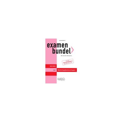 Afbeelding van Examenbundel Maatschappijwetenschappen : vwo : 2021/2022 Afbeelding van Examenbundel Maatschappijwetenschappen : vwo : 2021/2022