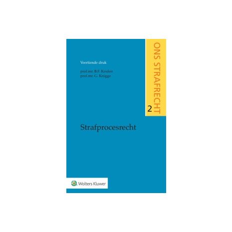Afbeelding van Strafprocesrecht 14e dr Afbeelding van Strafprocesrecht 14e dr