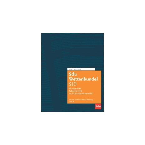 Afbeelding van Sdu Wettenbundel Sociaal Juridische Dienstverlening 2021-2022 Afbeelding van Sdu Wettenbundel Sociaal Juridische Dienstverlening 2021-2022