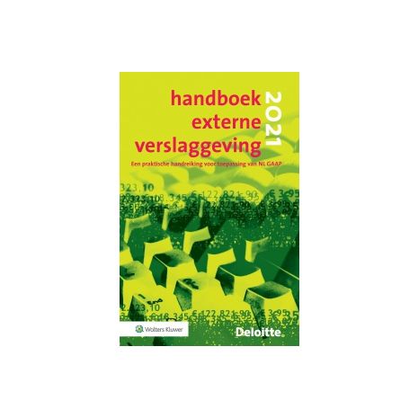 Afbeelding van Handboek externe verslaggeving 2021 Afbeelding van Handboek externe verslaggeving 2021