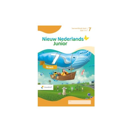 Afbeelding van Nieuw Nederlands junior Lezen : Groep 7, blok 1-4 : Leerwerkboek basis Afbeelding van Nieuw Nederlands junior Lezen : Groep 7, blok 1-4 : Leerwerkboek basis