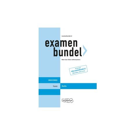 Afbeelding van Examenbundel Duits : havo : 2021/2022 Afbeelding van Examenbundel Duits : havo : 2021/2022