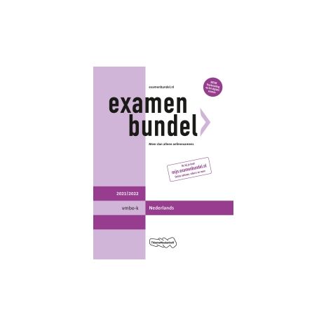 Afbeelding van Examenbundel Nederlands : vmbo-k : 2021/2022 Afbeelding van Examenbundel Nederlands : vmbo-k : 2021/2022