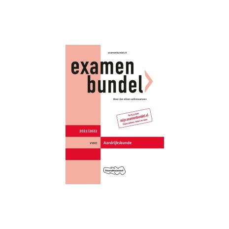Afbeelding van Examenbundel Aardrijkskunde : vwo : 2021/2022 Afbeelding van Examenbundel Aardrijkskunde : vwo : 2021/2022