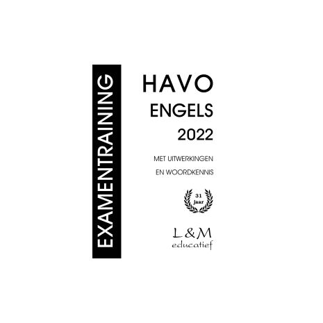 Afbeelding van Examentraining Engels : havo : 2022