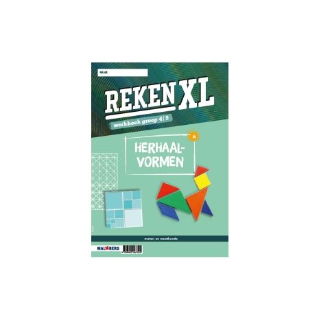 Afbeelding van RekenXL : Groep 4+5 : Leerwerkboek