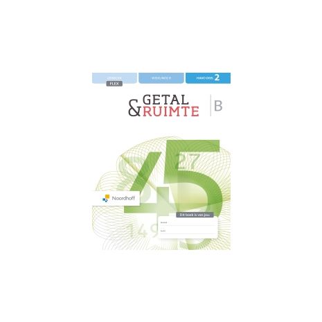 Afbeelding van Getal & ruimte 12e ed - FLEX - : havo B2 : Leerboek Afbeelding van Getal & ruimte 12e ed - FLEX - : havo B2 : Leerboek