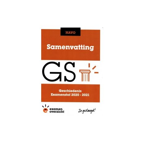 Afbeelding van Samenvatting Geschiedenis : havo : Examenstof 2020-2021