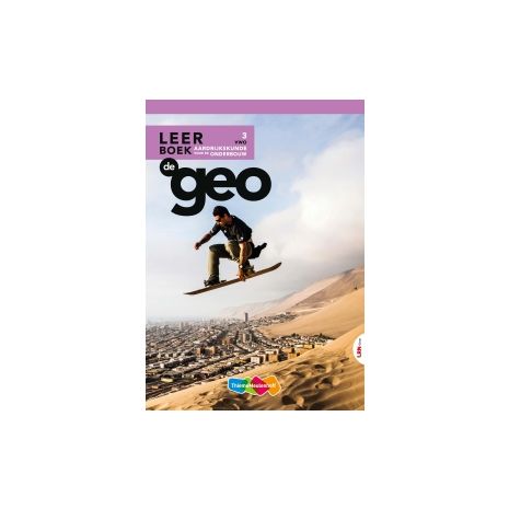 Afbeelding van De geo 10e ed : 3 vwo : Leerboek