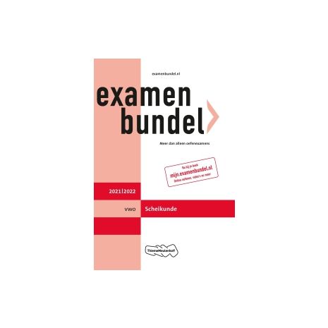 Afbeelding van Examenbundel Scheikunde : vwo : 2021/2022 Afbeelding van Examenbundel Scheikunde : vwo : 2021/2022