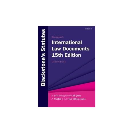 Afbeelding van Blackstone's international law documents 15th ed