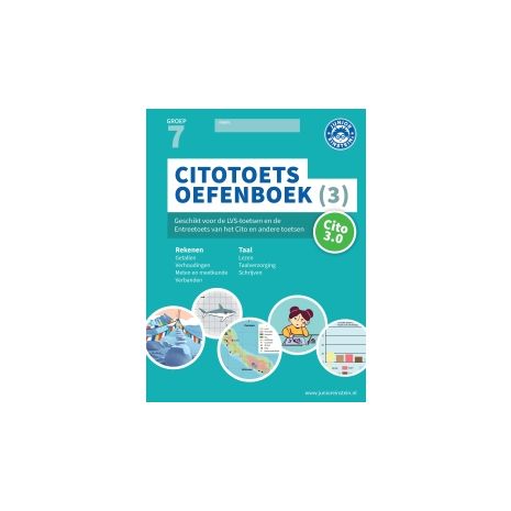 Afbeelding van Citotoets Oefenboek : Groep 7, dl 3