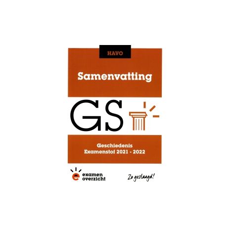 Afbeelding van Samenvatting Geschiedenis : havo : Examenstof 2021-2022