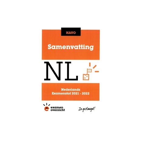 Afbeelding van Samenvatting Nederlands : havo : Examenstof 2021-2022 Afbeelding van Samenvatting Nederlands : havo : Examenstof 2021-2022