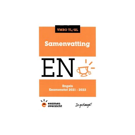 Afbeelding van Samenvatting Engels : vmbo-tl/gl : Examenstof 2021-2022 Afbeelding van Samenvatting Engels : vmbo-tl/gl : Examenstof 2021-2022