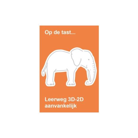 Afbeelding van Op de tast... : Leerweg 3D-2D : aanvankelijk : basisset. LOSBLADIG